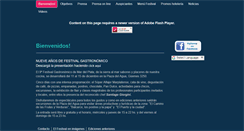 Desktop Screenshot of gastronomia-mdp.com.ar